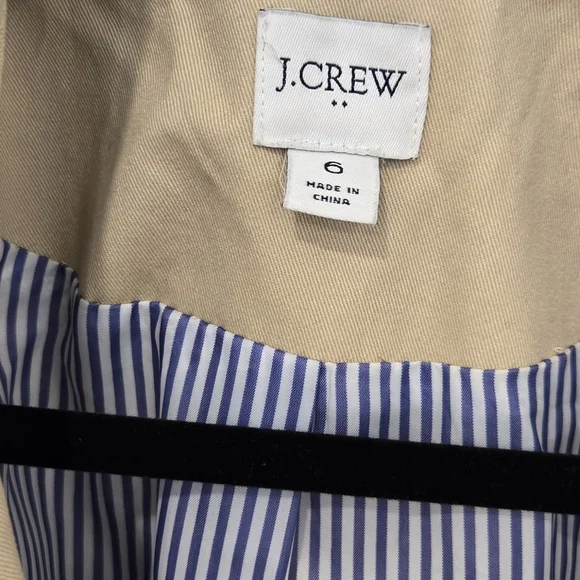 Womens Jcrew Trench Coat - Picture 3 of 7